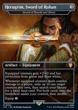 Sword of Hearth and Home (V.1) - Commander: The Lord of the Rings: Tales of Middle-earth: Extras (Mythic) [XLTC-354]