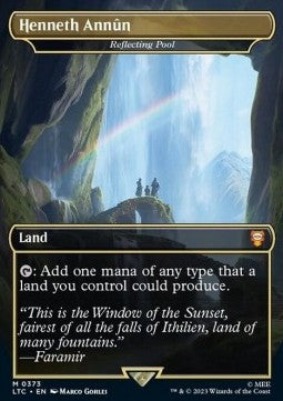 Reflecting Pool (V.1)⁣ - Commander: The Lord of the Rings: Tales of Middle-earth: Extras⁣ (Mythic)⁣ [373]