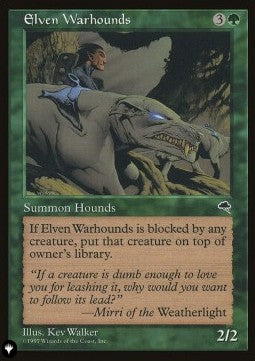 Elven Warhounds⁣ - The List⁣ (Rare)