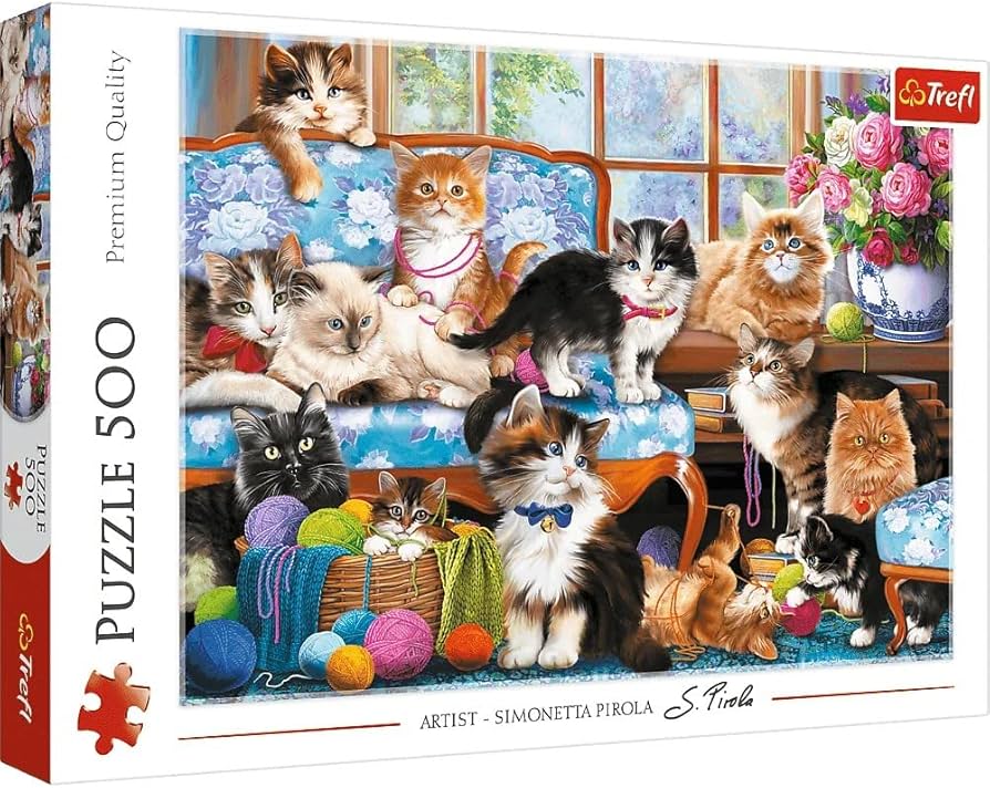 Trefl - Jigsaw Puzzle Cat Family (500 pcs.)
