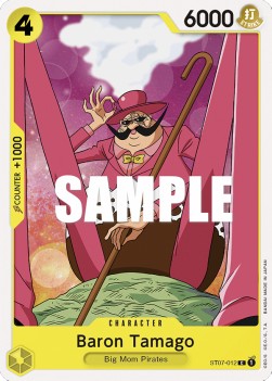 Baron Tamago (ST07-012) - Starter Deck: Big Mom Pirates (Common) [ST-07-012]