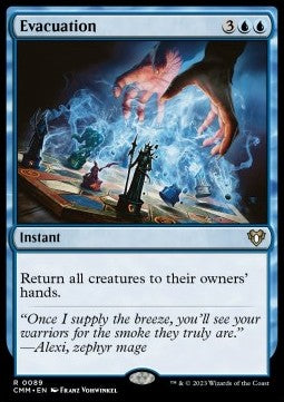 Evacuation - Commander Masters (Rare) [CMM-89]