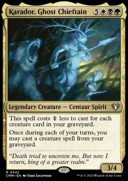 Karador, Ghost Chieftain⁣ - Commander Masters⁣ (Rare)⁣ [342]