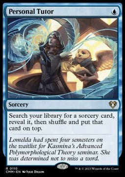 Personal Tutor - Commander Masters (Rare) [CMM-110]