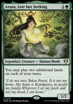 Azusa, Lost but Seeking - Commander Masters (Rare) [CMM-274]