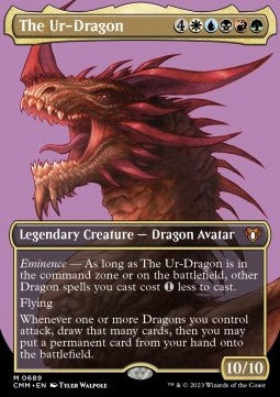 The Ur-Dragon (V.2) - Commander Masters: Extras (Mythic) [XCMM-689]