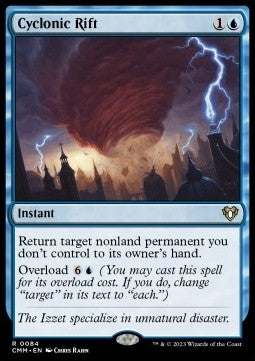 Cyclonic Rift - Commander Masters (Rare) [CMM-84]
