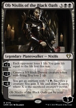 Ob Nixilis of the Black Oath - Commander Masters (Rare) [CMM-176]