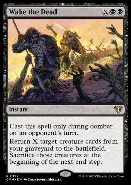 Wake the Dead - Commander Masters (Rare) [CMM-197]