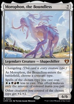 Morophon, the Boundless - Commander Masters (Mythic) [CMM-3]