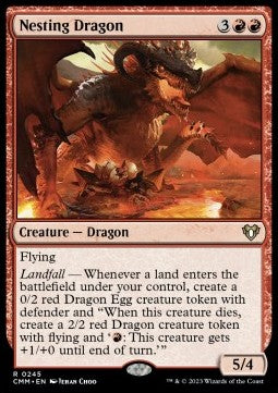 Nesting Dragon⁣ - Commander Masters⁣ (Rare)⁣ [245]