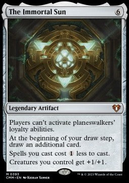 The Immortal Sun - Commander Masters (Mythic) [CMM-393]