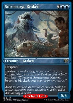 Stormsurge Kraken - Commander Masters: Extras (Rare) [XCMM-497]