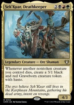 Sek'Kuar, Deathkeeper⁣ - Commander Masters⁣ (Rare)⁣ [354]