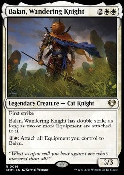 Balan, Wandering Knight⁣ - Commander Masters⁣ (Rare)⁣ [16]