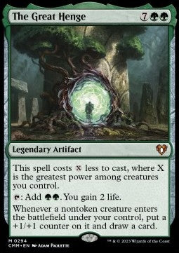 The Great Henge - Commander Masters (Mythic) [CMM-294]