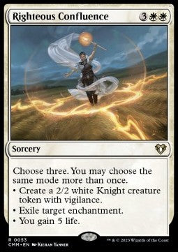 Righteous Confluence⁣ - Commander Masters⁣ (Rare)⁣ [53]