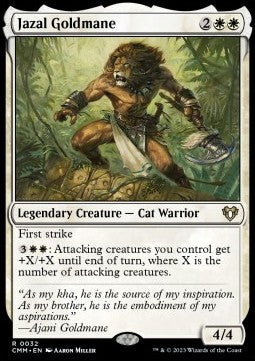 Jazal Goldmane⁣ - Commander Masters⁣ (Rare)⁣ [32]