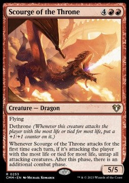 Scourge of the Throne - Commander Masters (Rare) [CMM-253]