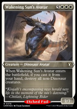 Wakening Sun's Avatar - Commander Masters: Extras (Rare) [XCMM-476]
