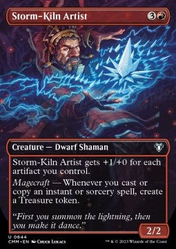Storm-Kiln Artist (V.2) - Commander Masters: Extras (Uncommon) [XCMM-644]
