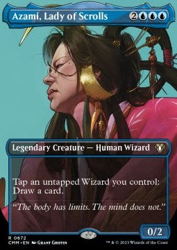 Azami, Lady of Scrolls (V.2)⁣ - Commander Masters: Extras⁣ (Rare)⁣ [672]