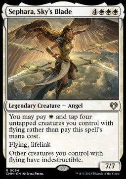 Sephara, Sky's Blade - Commander Masters (Rare) [CMM-54]
