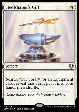 Steelshaper's Gift - Commander Masters (Rare) [CMM-59]