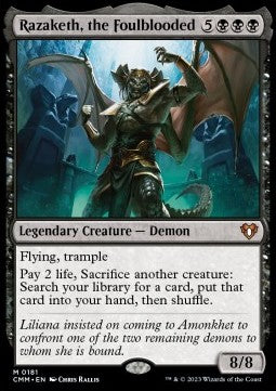 Razaketh, the Foulblooded - Commander Masters (Mythic) [CMM-181]