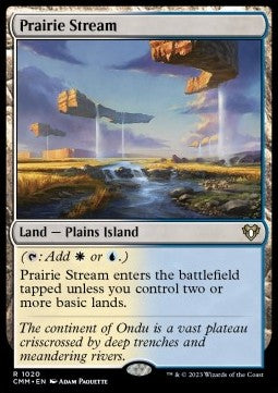 Prairie Stream - Commander Masters: Extras (Rare) [XCMM-1020]