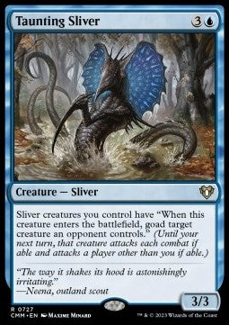 Taunting Sliver - Commander Masters: Extras (Rare) [XCMM-727]