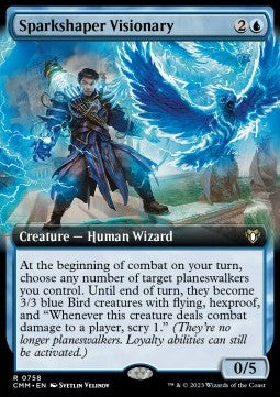 Sparkshaper Visionary (V.2)⁣ - Commander Masters: Extras⁣ (Rare)⁣ [758]