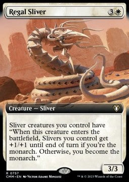 Regal Sliver (V.2) - Commander Masters: Extras (Rare) [XCMM-757]