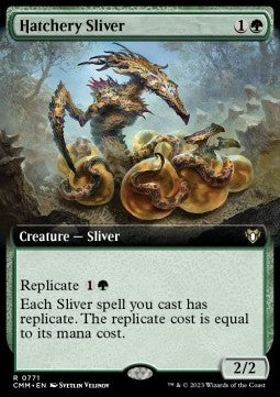 Hatchery Sliver (V.2)⁣ - Commander Masters: Extras⁣ (Rare)⁣ [771]