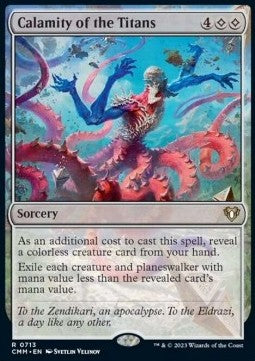 Calamity of the Titans - Commander Masters: Extras (Rare) [XCMM-713]