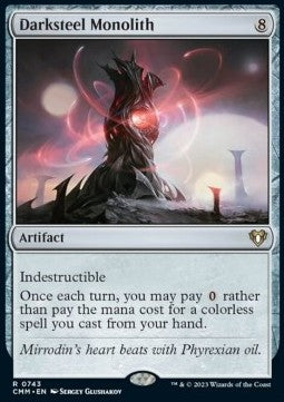 Darksteel Monolith - Commander Masters: Extras (Rare) [XCMM-743]