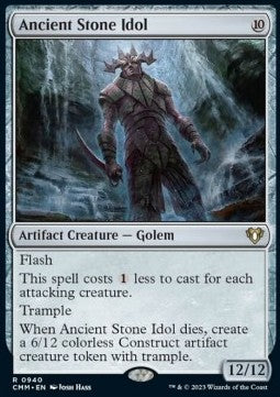 Ancient Stone Idol - Commander Masters: Extras (Rare) [XCMM-940]