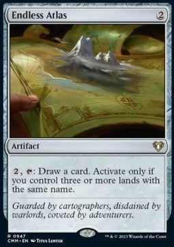 Endless Atlas - Commander Masters: Extras (Rare) [XCMM-947]