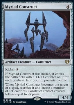 Myriad Construct - Commander Masters: Extras (Rare) [XCMM-963]