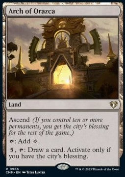 Arch of Orazca - Commander Masters: Extras (Rare) [XCMM-986]