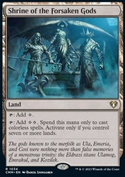 Shrine of the Forsaken Gods - Commander Masters: Extras (Rare) [XCMM-1034]