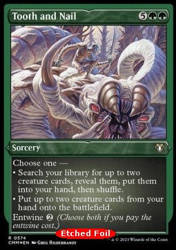 Tooth and Nail⁣ - Commander Masters: Extras⁣ (Rare)⁣ [574]