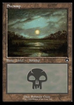 Swamp (V.2) - Commander Masters: Extras (Land) [XCMM-444]