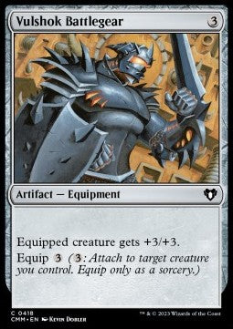 Vulshok Battlegear - Commander Masters (Common) [CMM-418]