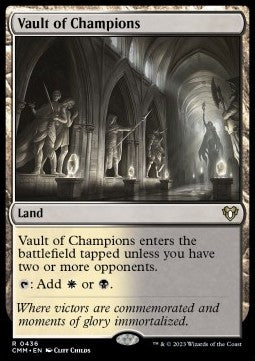 Vault of Champions - Commander Masters (Rare) [CMM-436]