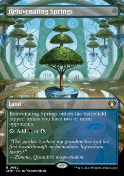 Rejuvenating Springs (V.2) - Commander Masters: Extras (Rare) [XCMM-662]