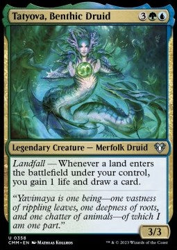 Tatyova, Benthic Druid - Commander Masters (Uncommon) [CMM-358]