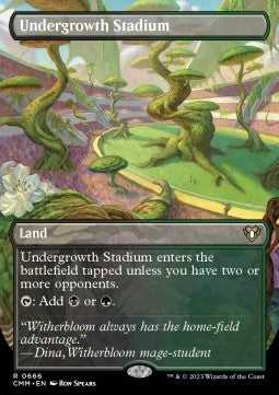 Undergrowth Stadium (V.2) - Commander Masters: Extras (Rare) [XCMM-666]