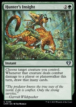 Hunter's Insight - Commander Masters (Uncommon) [CMM-296]