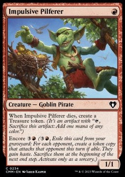 Impulsive Pilferer - Commander Masters (Common) [CMM-234]